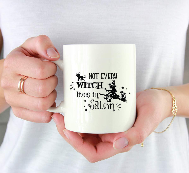 Andaz Press 11oz. Coffee Mug, Not Every Witch Lives in Salem-Set of 1-Andaz Press-Not Every Witch Lives in Salem-