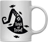 Andaz Press 11oz. Coffee Mug, Tick or Treat Witches Hat-Set of 1-Andaz Press-Tick or Treat Witches Hat-