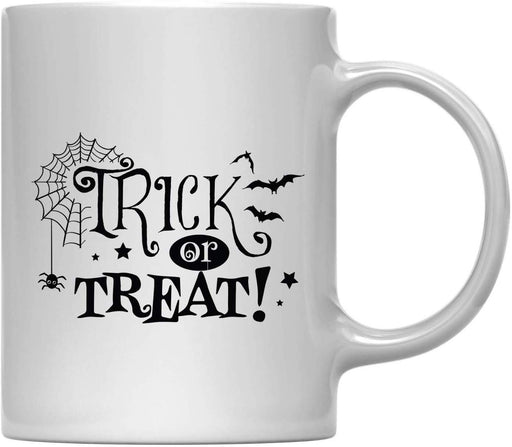 Andaz Press 11oz. Coffee Mug, Trick or Treat Spiderweb-Set of 1-Andaz Press-Trick or Treat Spiderweb-