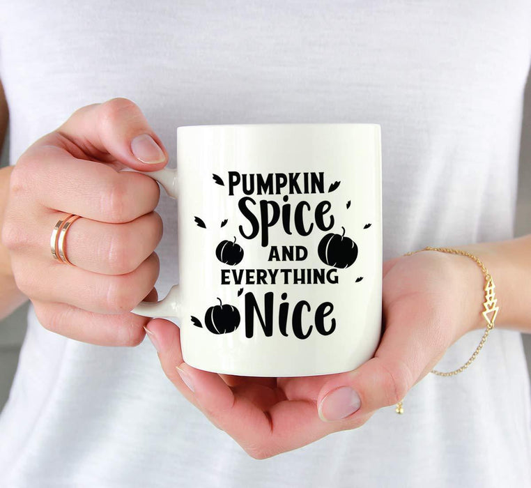 Andaz Press 11oz. Fall Autumn Coffee Mug, Pumpkin Spice and Everything Nice-Set of 1-Andaz Press-Pumpkin Spice and Everything Nice-