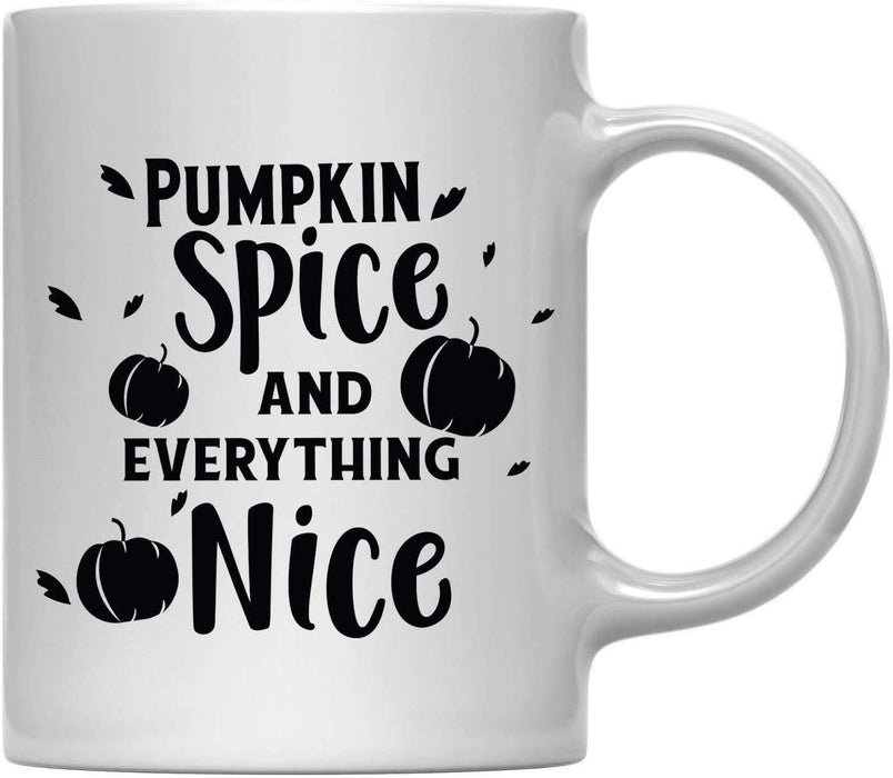 Andaz Press 11oz. Fall Autumn Coffee Mug, Pumpkin Spice and Everything Nice-Set of 1-Andaz Press-Pumpkin Spice and Everything Nice-