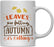 Andaz Press 11oz. Fall Autumn Hot Chocolate Coffee Mug, Leaves are Falling Autumn is Calling-Set of 1-Andaz Press-Leaves are Falling Autumn is Calling-