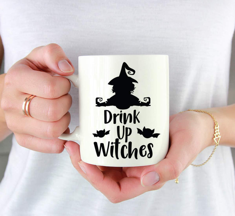 Andaz Press 11oz. Halloween Coffee Mug, Drink Up Witches-Set of 1-Andaz Press-Drink Up Witches-