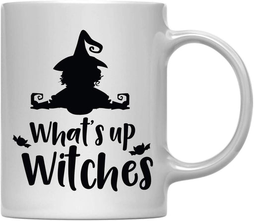 Andaz Press 11oz. Halloween Coffee Mug, What's Up Witches-Set of 1-Andaz Press-What's Up Witches-