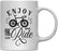 Andaz Press 11oz. Hot Chocolate Coffee Mug Gift, Enjoy The Ride, Bike Graphic-Set of 1-Andaz Press-Enjoy The Ride, Bike Graphic-