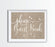 Andaz Press 8.5 x 11 Burlap Wedding Party Signs-Set of 1-Andaz Press-Mr. & Mrs.-
