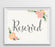 Andaz Press 8.5" x 11" Floral Roses Wedding Party Signs-Set of 1-Andaz Press-Mr. & Mrs.-