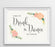 Andaz Press 8.5" x 11" Floral Roses Wedding Party Signs-Set of 1-Andaz Press-Mr. & Mrs.-