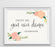 Andaz Press 8.5" x 11" Floral Roses Wedding Party Signs-Set of 1-Andaz Press-Mr. & Mrs.-