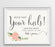 Andaz Press 8.5" x 11" Floral Roses Wedding Party Signs-Set of 1-Andaz Press-Mr. & Mrs.-
