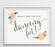 Andaz Press 8.5" x 11" Floral Roses Wedding Party Signs-Set of 1-Andaz Press-Mr. & Mrs.-