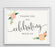 Andaz Press 8.5" x 11" Floral Roses Wedding Party Signs-Set of 1-Andaz Press-Mr. & Mrs.-