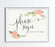 Andaz Press 8.5" x 11" Floral Roses Wedding Party Signs-Set of 1-Andaz Press-Mr. & Mrs.-