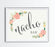 Andaz Press 8.5" x 11" Floral Roses Wedding Party Signs-Set of 1-Andaz Press-Mr. & Mrs.-