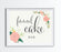 Andaz Press 8.5" x 11" Floral Roses Wedding Party Signs-Set of 1-Andaz Press-Mr. & Mrs.-