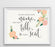 Andaz Press 8.5" x 11" Floral Roses Wedding Party Signs-Set of 1-Andaz Press-Mr. & Mrs.-