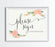 Andaz Press 8.5" x 11" Floral Roses Wedding Party Signs-Set of 1-Andaz Press-Mr. & Mrs.-