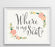 Andaz Press 8.5" x 11" Floral Roses Wedding Party Signs-Set of 1-Andaz Press-Mr. & Mrs.-
