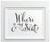 Andaz Press 8.5 x 11-Inch Formal Black & White Wedding Party Signs-Set of 1-Andaz Press-Mr. & Mrs.-