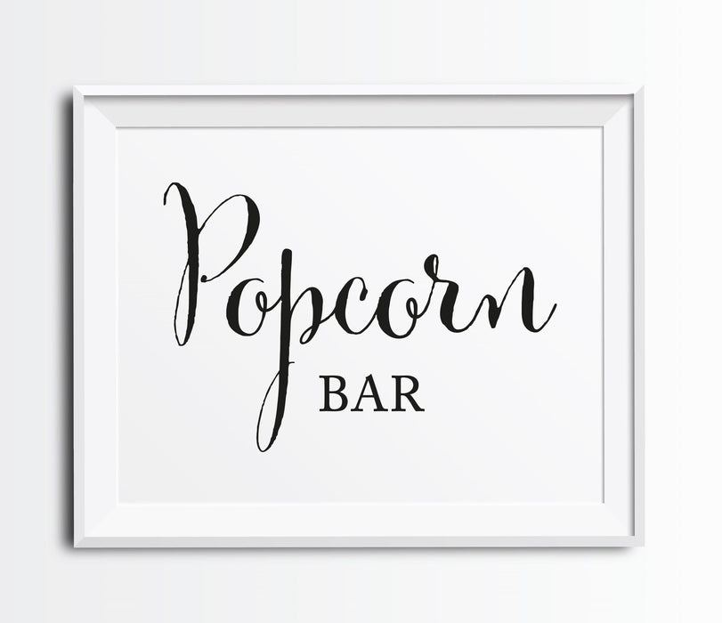 Andaz Press 8.5 x 11-Inch Formal Black & White Wedding Party Signs-Set of 1-Andaz Press-Mr. & Mrs.-