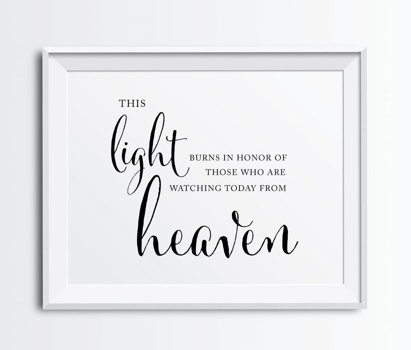 Andaz Press 8.5 x 11-Inch Formal Black & White Wedding Party Signs-Set of 1-Andaz Press-Mr. & Mrs.-