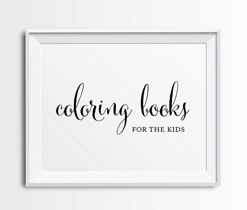 Andaz Press 8.5 x 11-Inch Formal Black & White Wedding Party Signs-Set of 1-Andaz Press-Mr. & Mrs.-