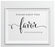 Andaz Press 8.5 x 11-Inch Formal Black & White Wedding Party Signs-Set of 1-Andaz Press-Please Enjoy Favor With Our Gratitude-