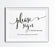 Andaz Press 8.5 x 11-Inch Formal Black & White Wedding Party Signs-Set of 1-Andaz Press-Sign Wood Block-
