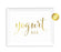 Andaz Press 8.5 x 11 Metallic Gold Wedding Party Favor Signs-Set of 1-Andaz Press-Yogurt Bar-