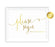 Andaz Press 8.5 x 11 Metallic Gold Wedding Party Signs-Set of 1-Andaz Press-Mr. & Mrs.-