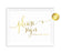 Andaz Press 8.5 x 11 Metallic Gold Wedding Party Signs-Set of 1-Andaz Press-Mr. & Mrs.-