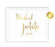 Andaz Press 8.5 x 11 Metallic Gold Wedding Party Signs-Set of 1-Andaz Press-Mr. & Mrs.-