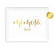 Andaz Press 8.5 x 11 Metallic Gold Wedding Party Signs-Set of 1-Andaz Press-Mr. & Mrs.-