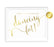 Andaz Press 8.5 x 11 Metallic Gold Wedding Party Signs-Set of 1-Andaz Press-Mr. & Mrs.-