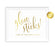 Andaz Press 8.5 x 11 Metallic Gold Wedding Party Signs-Set of 1-Andaz Press-Mr. & Mrs.-