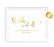 Andaz Press 8.5 x 11 Metallic Gold Wedding Party Signs-Set of 1-Andaz Press-Mr. & Mrs.-