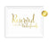 Andaz Press 8.5 x 11 Metallic Gold Wedding Party Signs-Set of 1-Andaz Press-Mr. & Mrs.-