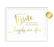Andaz Press 8.5 x 11 Metallic Gold Wedding Party Signs-Set of 1-Andaz Press-Mr. & Mrs.-