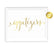 Andaz Press 8.5 x 11 Metallic Gold Wedding Party Signs-Set of 1-Andaz Press-Appetizers-