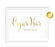 Andaz Press 8.5 x 11 Metallic Gold Wedding Party Signs-Set of 1-Andaz Press-Cigar Bar-