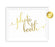 Andaz Press 8.5 x 11 Metallic Gold Wedding Party Signs-Set of 1-Andaz Press-Photo Booth-