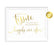 Andaz Press 8.5 x 11 Metallic Gold Wedding Party Signs-Set of 1-Andaz Press-Please Take A Tissue-