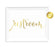 Andaz Press 8.5 x 11 Metallic Gold Wedding Party Signs-Set of 1-Andaz Press-Restroom-