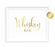 Andaz Press 8.5 x 11 Metallic Gold Wedding Party Signs-Set of 1-Andaz Press-Whiskey Bar-