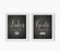 Andaz Press 8.5 x 11 Vintage Chalkboard Wedding Party Signs, 2-Pack-Set of 2-Andaz Press-Ladies, Gents-