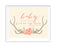 Andaz Press 8.5 x 11 Woodland Deer Wedding Party Signs-Set of 1-Andaz Press-Mr. & Mrs.-