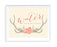 Andaz Press 8.5 x 11 Woodland Deer Wedding Party Signs-Set of 1-Andaz Press-Mr. & Mrs.-
