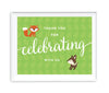 Andaz Press 8.5 x 11 Woodland Forest Baby Shower Party Signs-Set of 1-Andaz Press-Thank You For Celebrating With Us!-