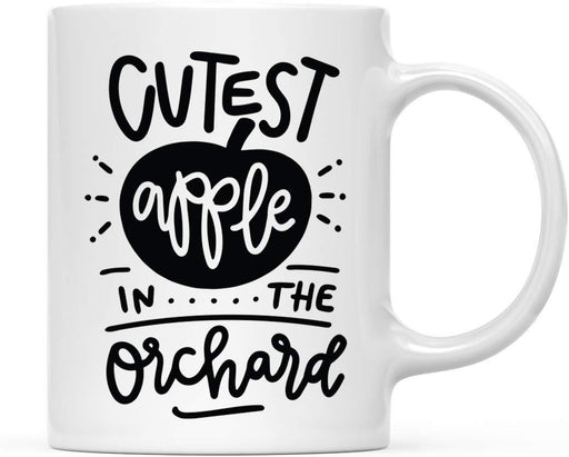 Andaz Press Autumn 11oz. Coffee Mug Gift, Cutest Apple in The Orchard-Set of 1-Andaz Press-Cutest Apple in The Orchard-