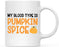 Andaz Press Autumn 11oz. Coffee Mug Gift, My Blood Type is Pumpkin Spice, Fun-Set of 1-Andaz Press-My Blood Type is Pumpkin Spice, Fun-